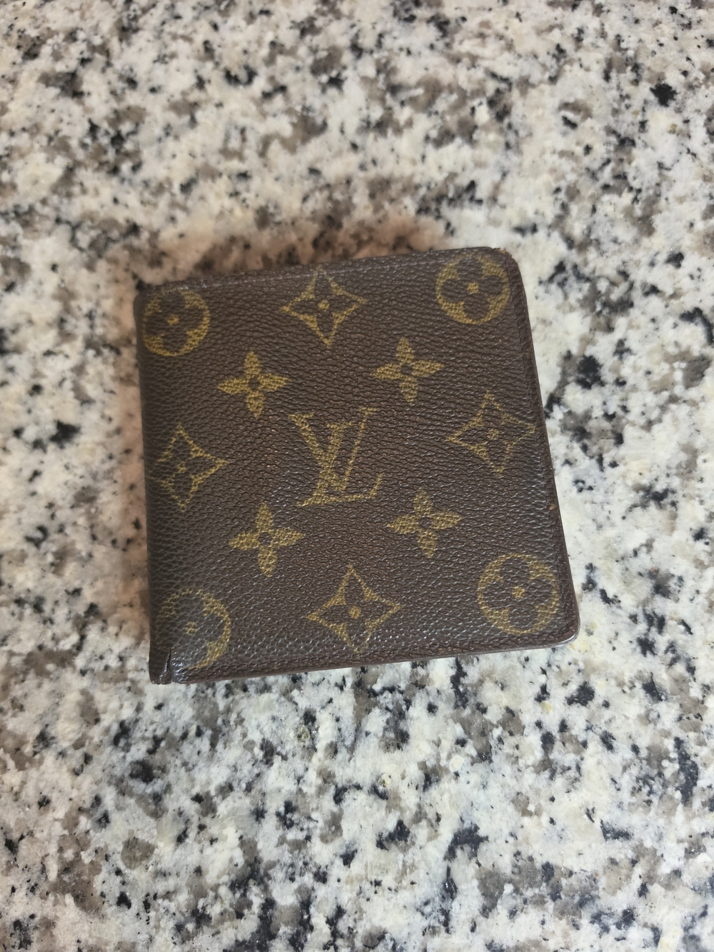 Louis Vuitton Monogram Canvas Wallet in Brown and Gold